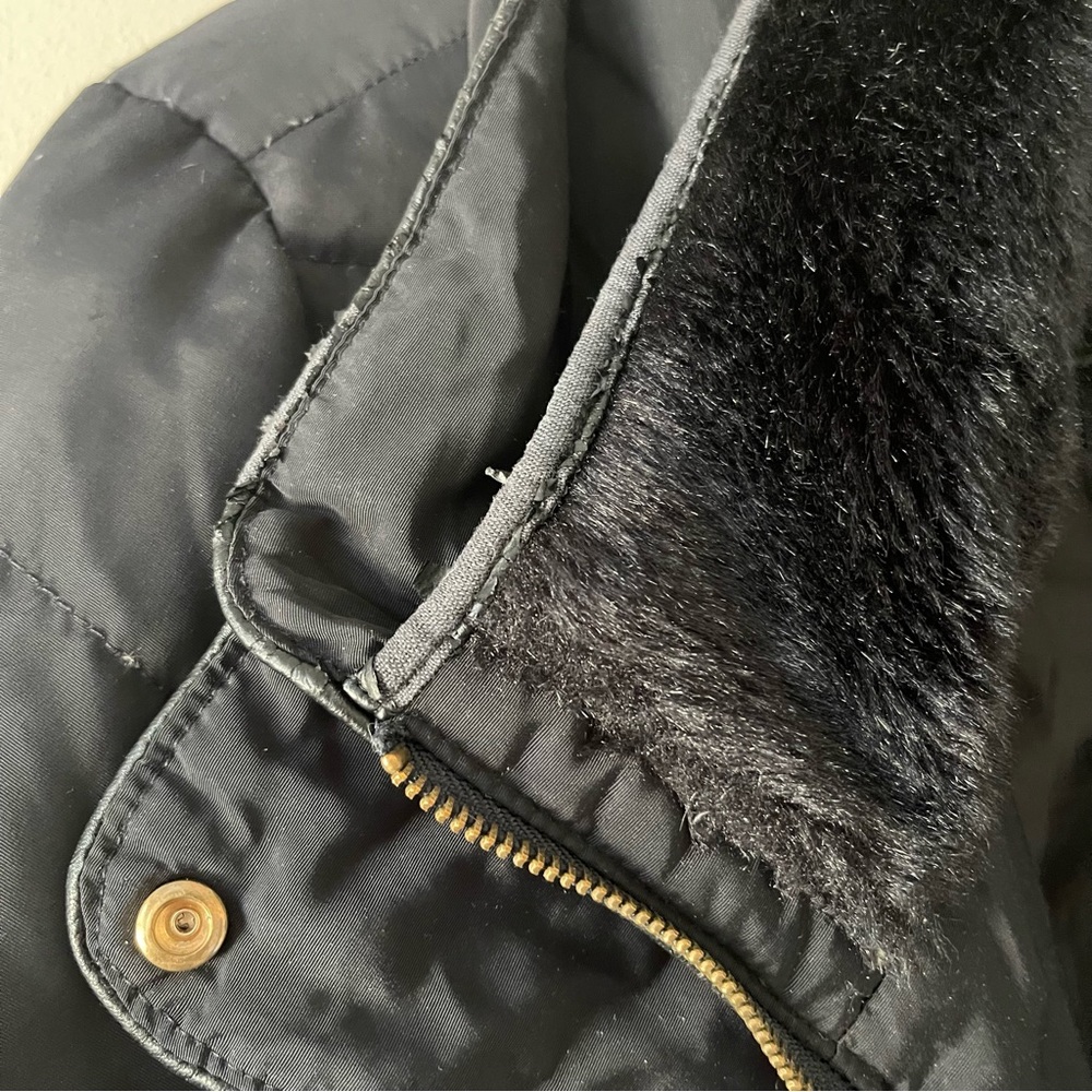 ZARA Down Feather Long Puffer Jacket Winter Trench - Picture 11 of 11